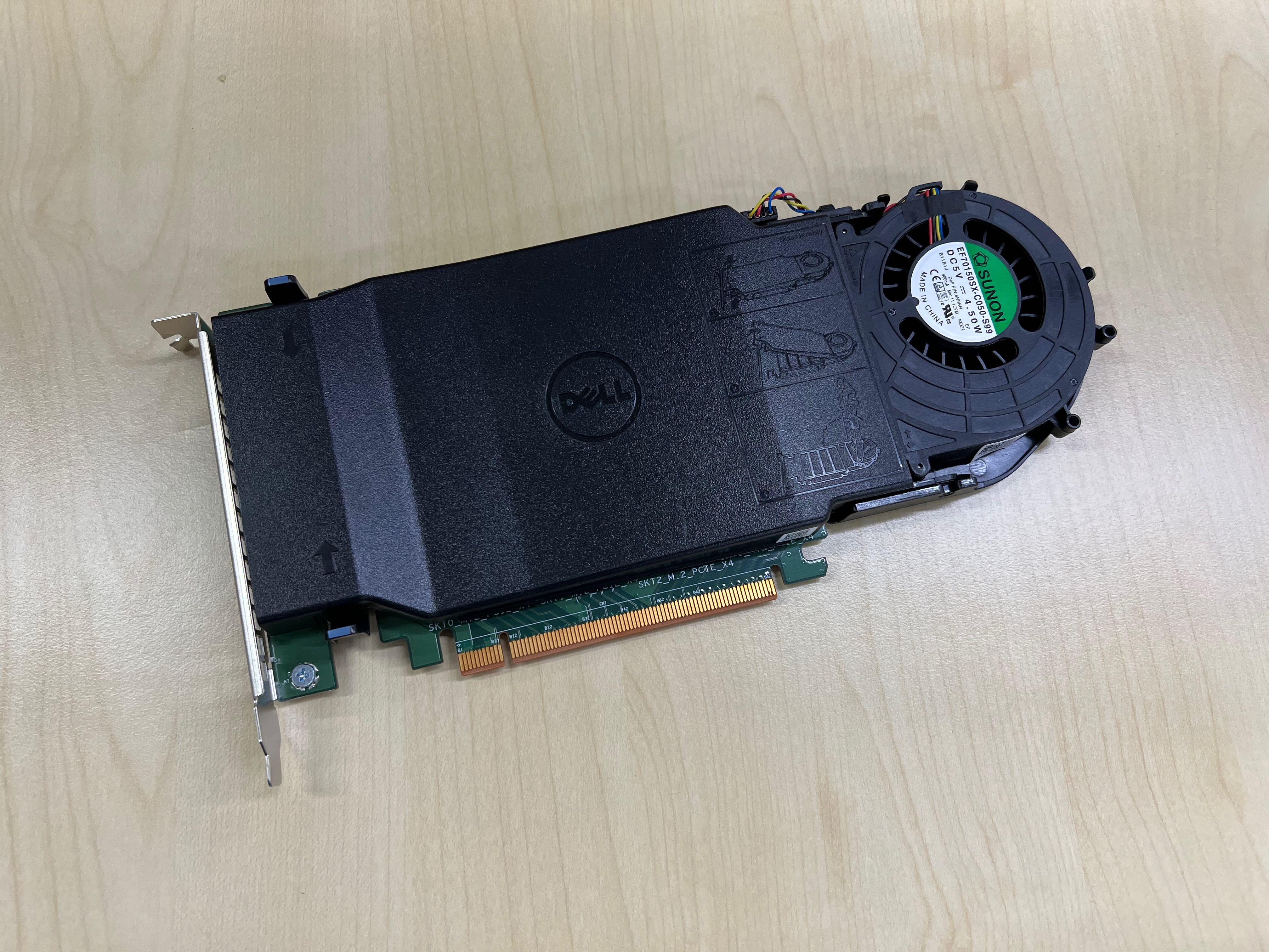 Dell Ultra SSD Quad M.2 PCIe x16 Storage Adaptor Card 80G5N 6N9RH TX9JH ...