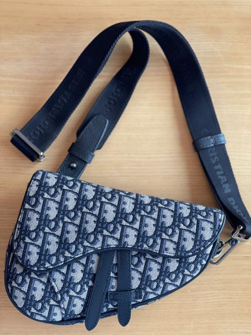 Mini Saddle Bag Beige and Black Dior Oblique Jacquard  DIOR US