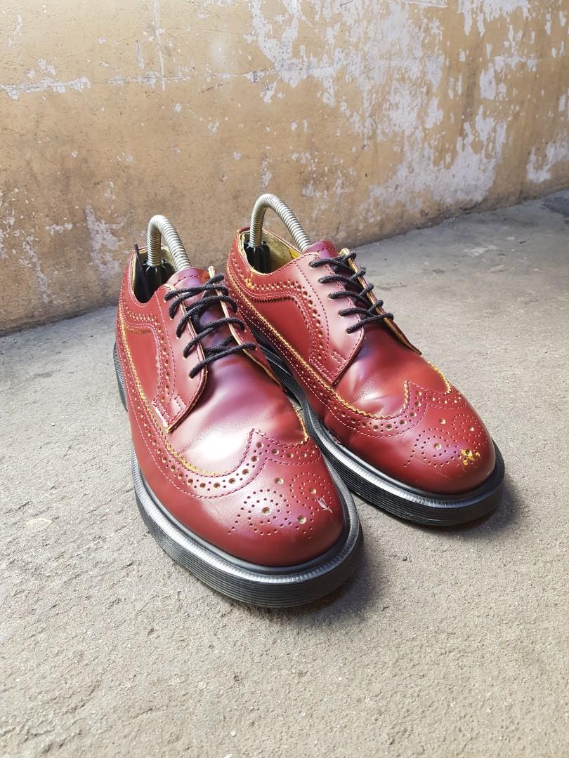 Dr martens store oxblood brogues