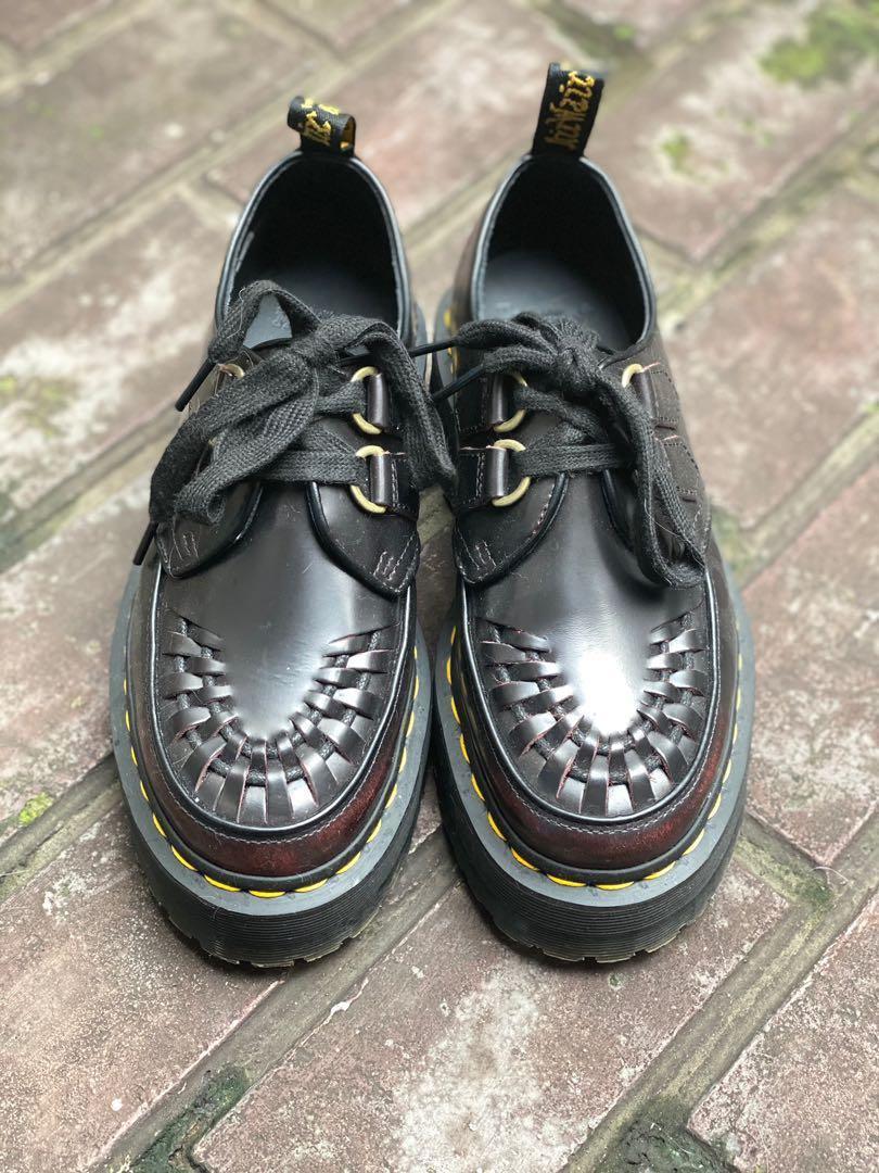 Sidney arcadia leather creeper platform top shoes