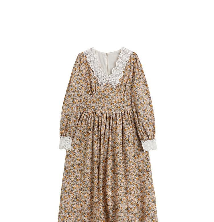 Dress korea vintage, Fesyen Wanita, Pakaian Wanita, Gaun u0026 Rok di Carousell