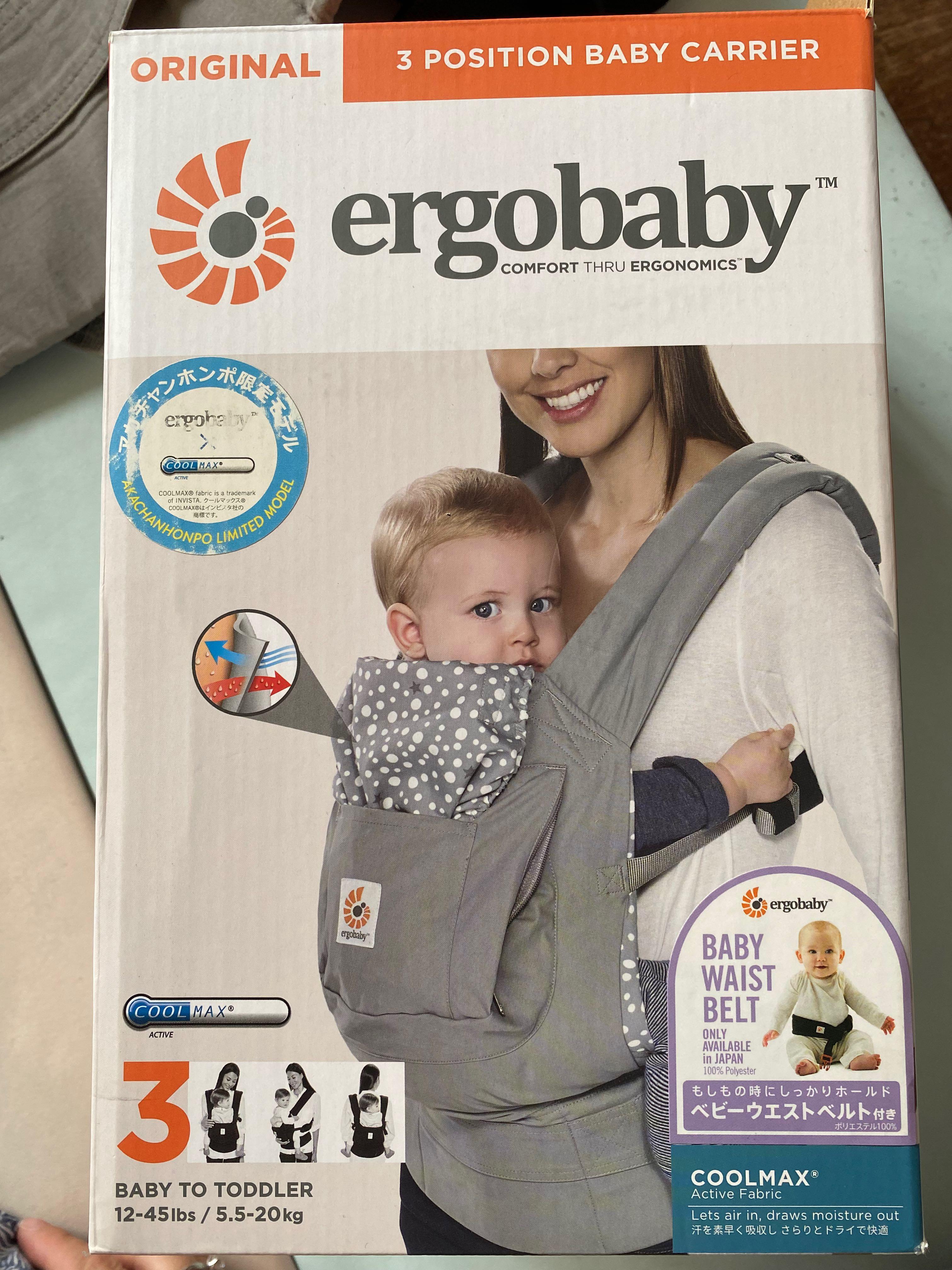 Ergobaby Original 3 position baby carrier, 兒童＆孕婦用品, 外出