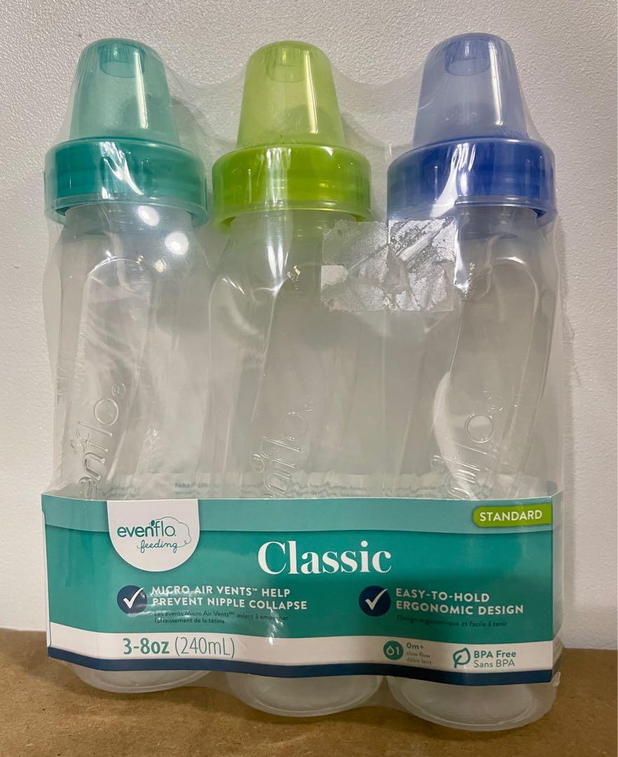 Evenflo Baby Bottle Classic 8 Oz. Plastic - 3pcs (Category: Breastfeeding & Bottle Feeding) located in Quezon City. Submitted by kryshnanzyanna (Listing ID 1147294321, Image 2). Description: Evenflo Baby Bottle Classic 8 Oz. Plastic - 3pcs The unique, ergonomic shape is lightweight and easy-to-hold, making feeding time comfortable for both you and your baby The included Classic Slow Flow Nipples are 100% silicone and feature micro air vents to he