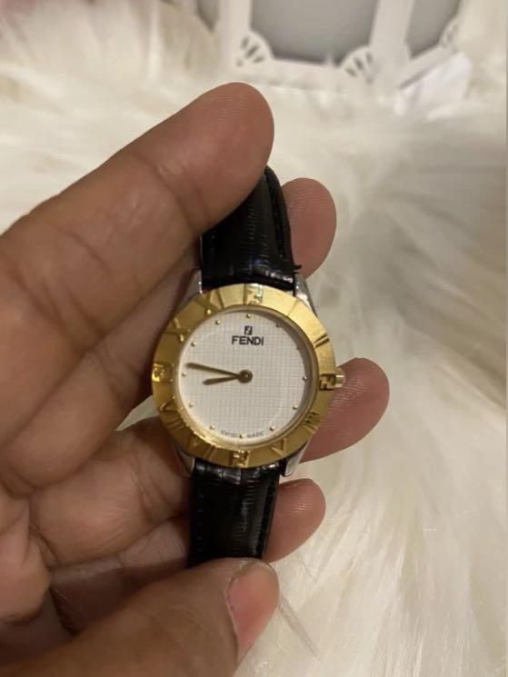 Fendi watch (Category: Women's Watches) located in Quezon City. Submitted by mommy.joe (Listing ID 1147318696, Image 2). Description: 💯 Fendi adjustable watch 📍Swiss made 📍Stainless steel 📍Very nice, elegant and simple 📍Clean and sanitized for buyer’s safety Thank you. GOD bless! 🙏🏻😷❤️ .