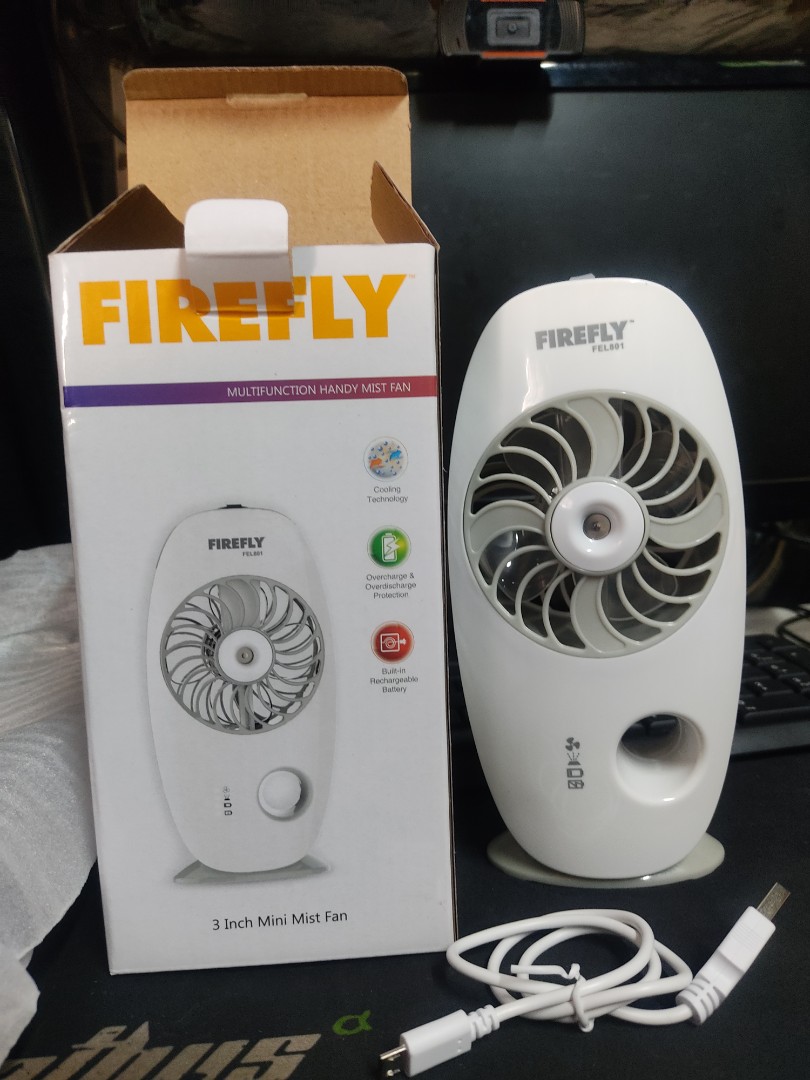 Firefly 3 inch Mini Mist Fan