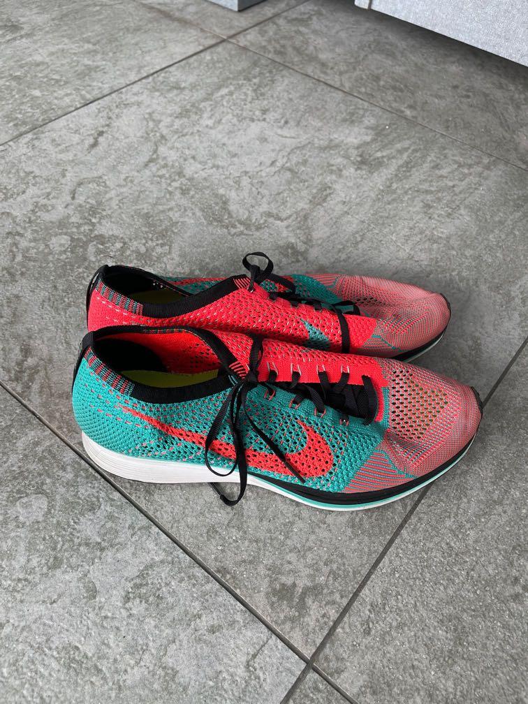 Nike flyknit racer hyper jade hot sale