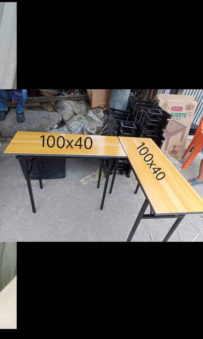 FOLDABLE COMPUTER TABLES AND OFFICE CHAIR, Furniture & Home Living