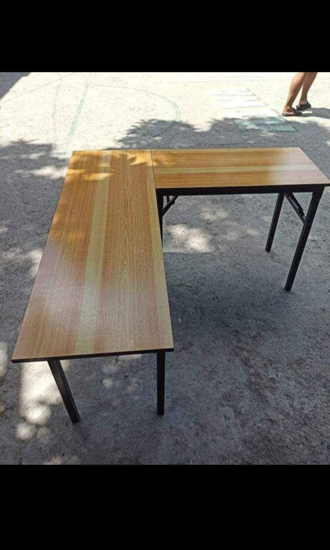 FOLDABLE COMPUTER TABLES AND OFFICE CHAIR, Furniture & Home Living