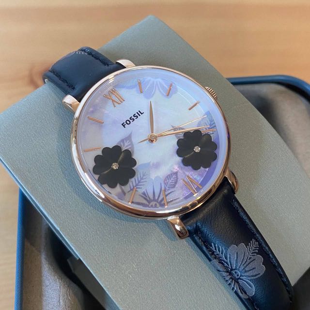 Black Leather Watches ES4535 