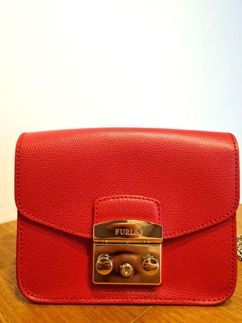 Furla sales metropolis red