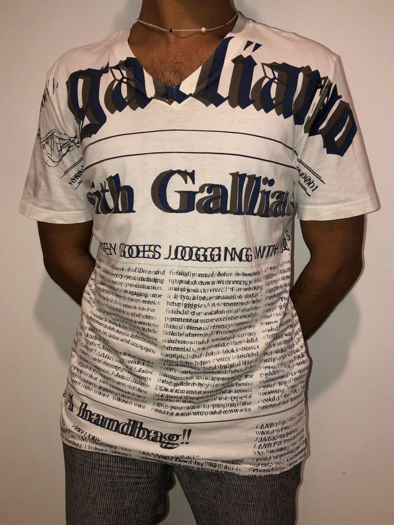 T shirt sale john galliano