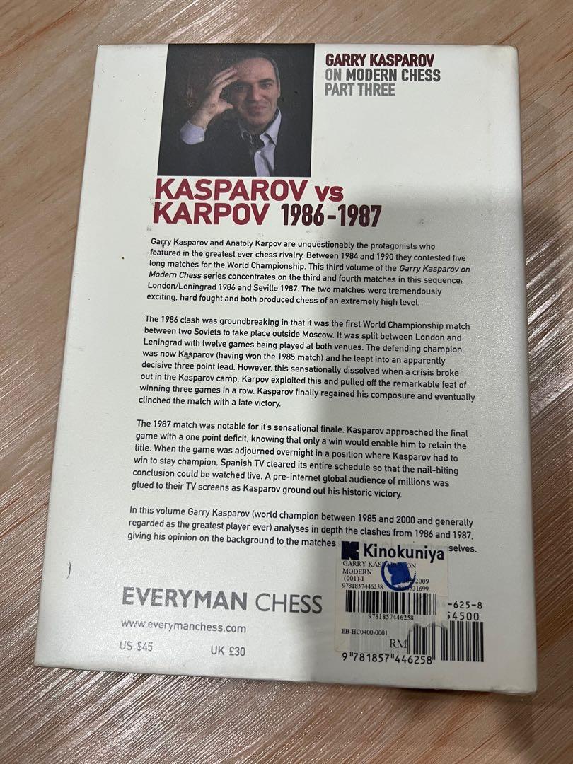 Garry Kasparov on Modern Chess, Part 3: Kasparov vs Karpov 1986-1987 –  Everyman Chess