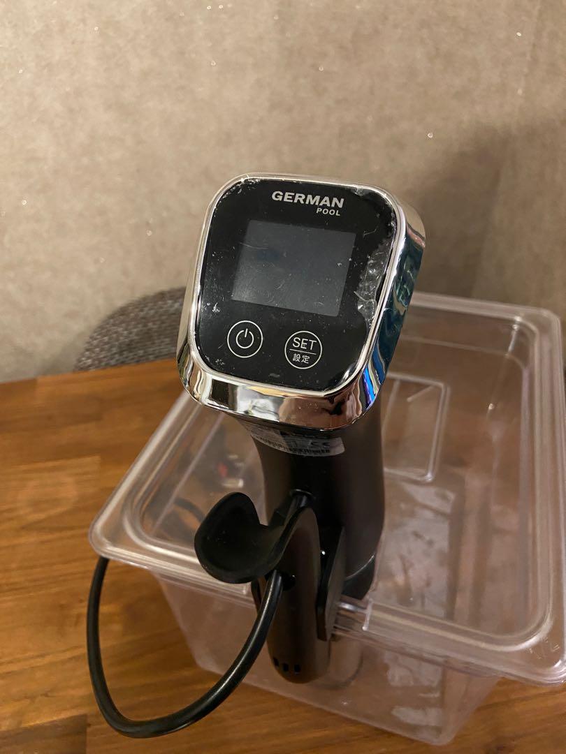 German Pool SOUS VIDE PRO Slow Cook Circulator Set + Container, TV