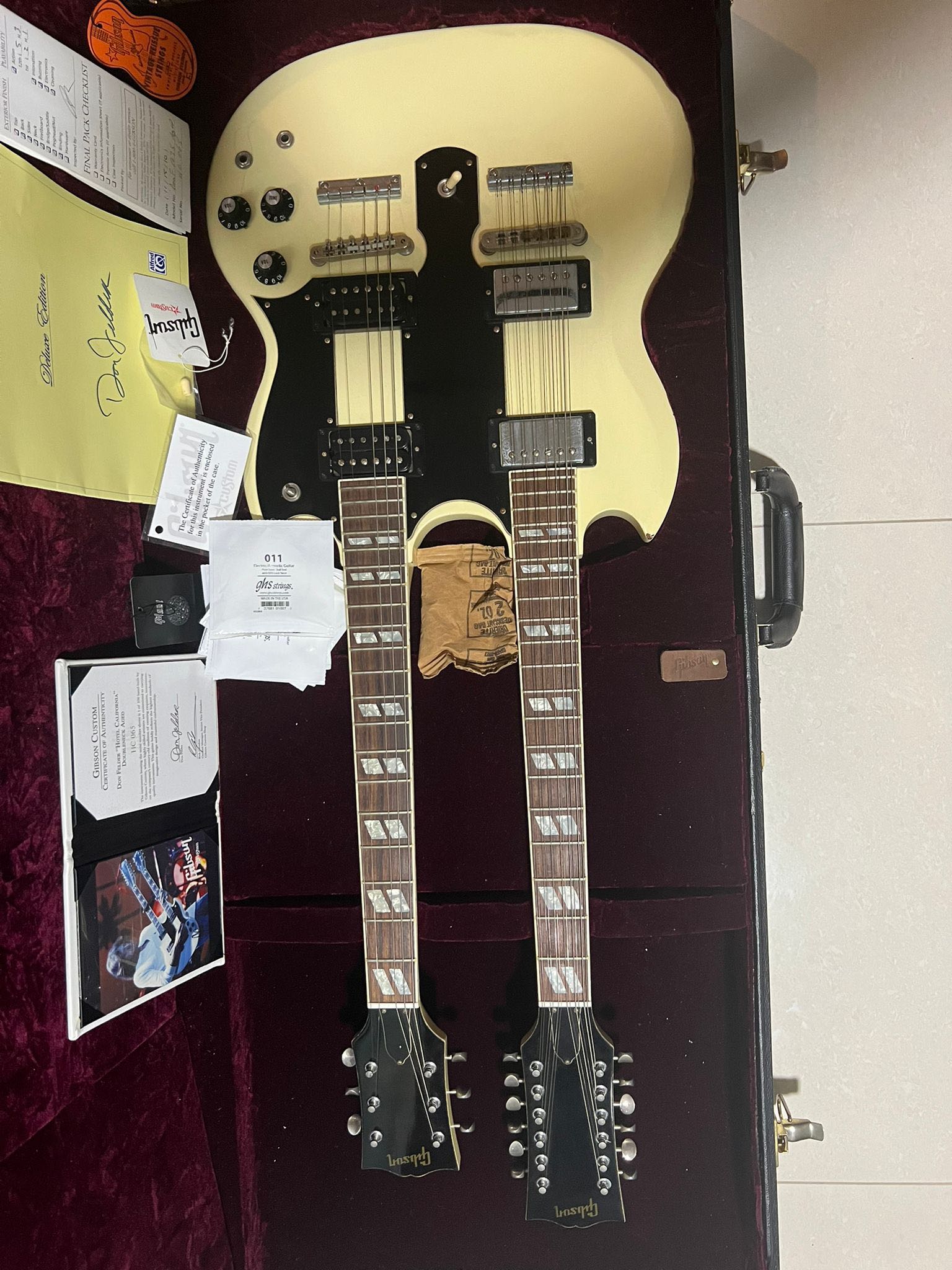 Hotel california shop double neck guitar
