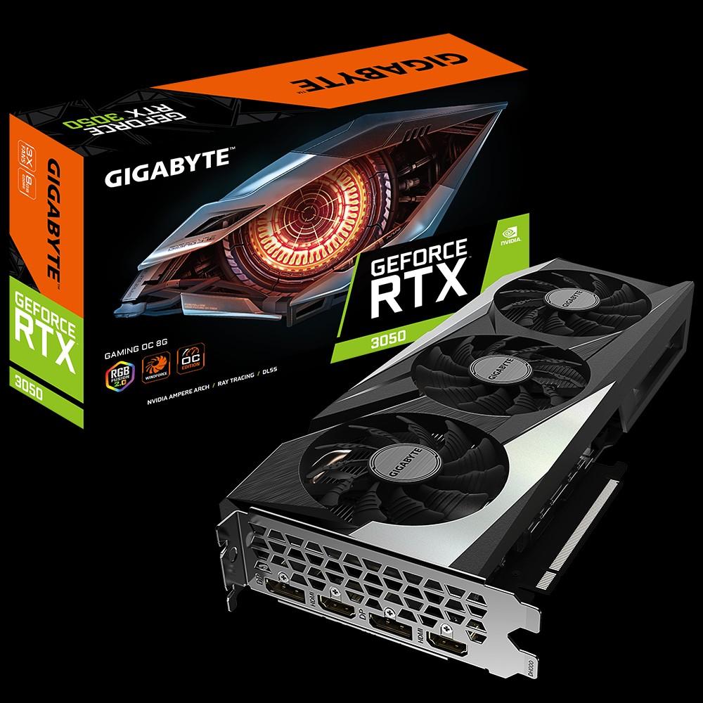 佛系放一張Gigabyte GeForce RTX 3050 GAMING OC 8G #技嘉rtx3050