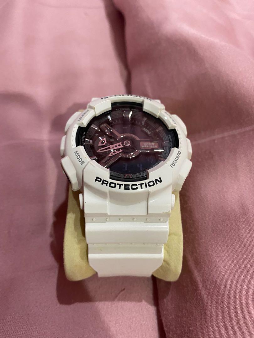 G Shock GA 110GW 7AJF White and Black. Bought from Japan Men s Fashion Watches Accessories Watches on Carousell