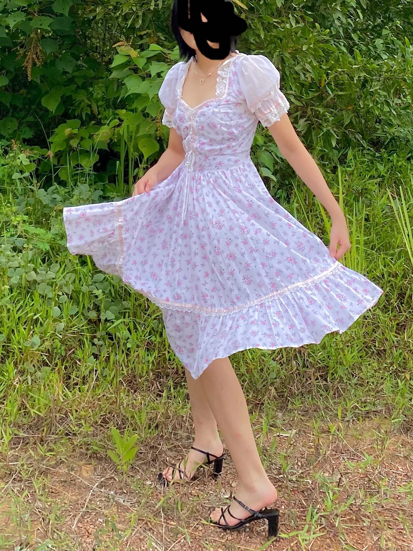 Gunne sax inspired floral dress, Women 
