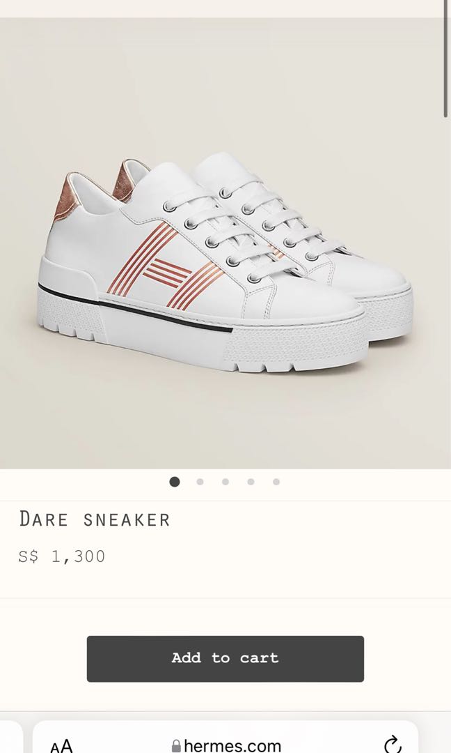 hermes dare sneaker