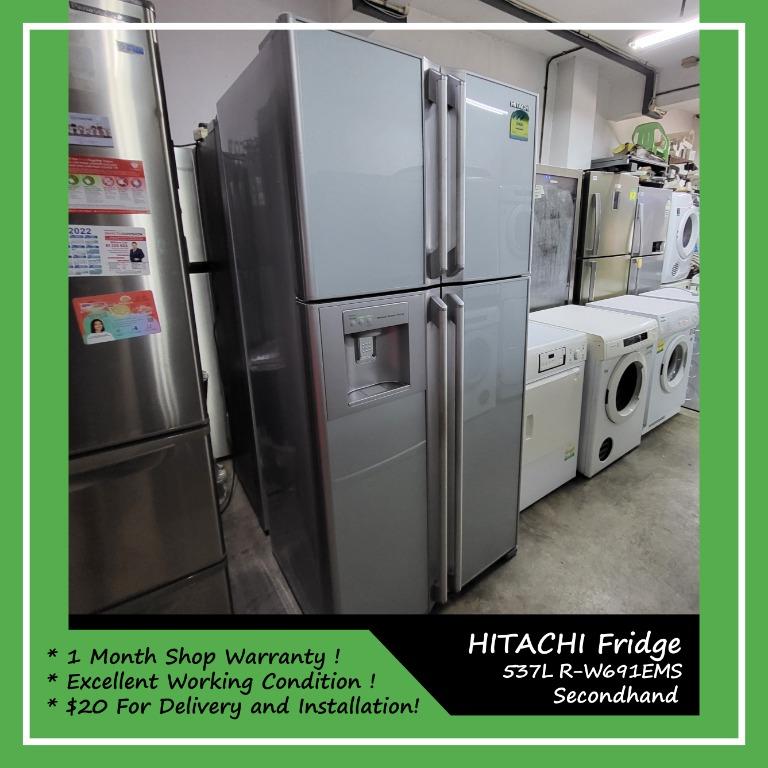 HITACHI Fridge 537L RW691EMS, TV & Home Appliances, Kitchen Appliances