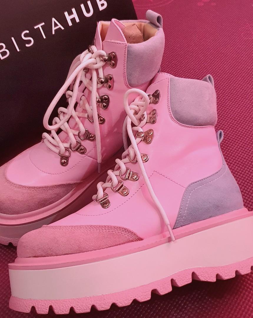 Hydra Matrix Kawaii Pastel Platform Heels Boots Shoes Women s