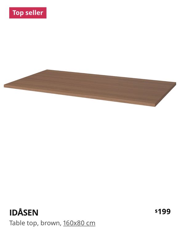 Ikea Idasen Computer Table Top Only Furniture Home Living Tables Sets On Carou Ikea Idasen Computer Table Top Only, Ikea Idasen Table Top Review