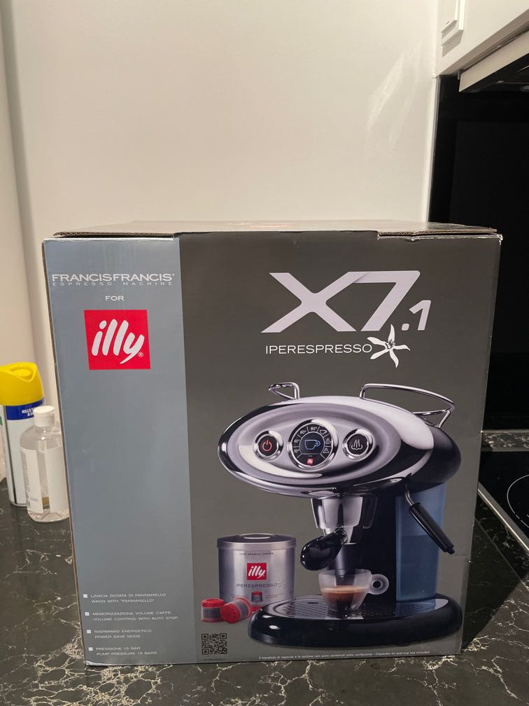 Illy X7.1 Coffee Machine Black, TV & Home Appliances, Kitchen