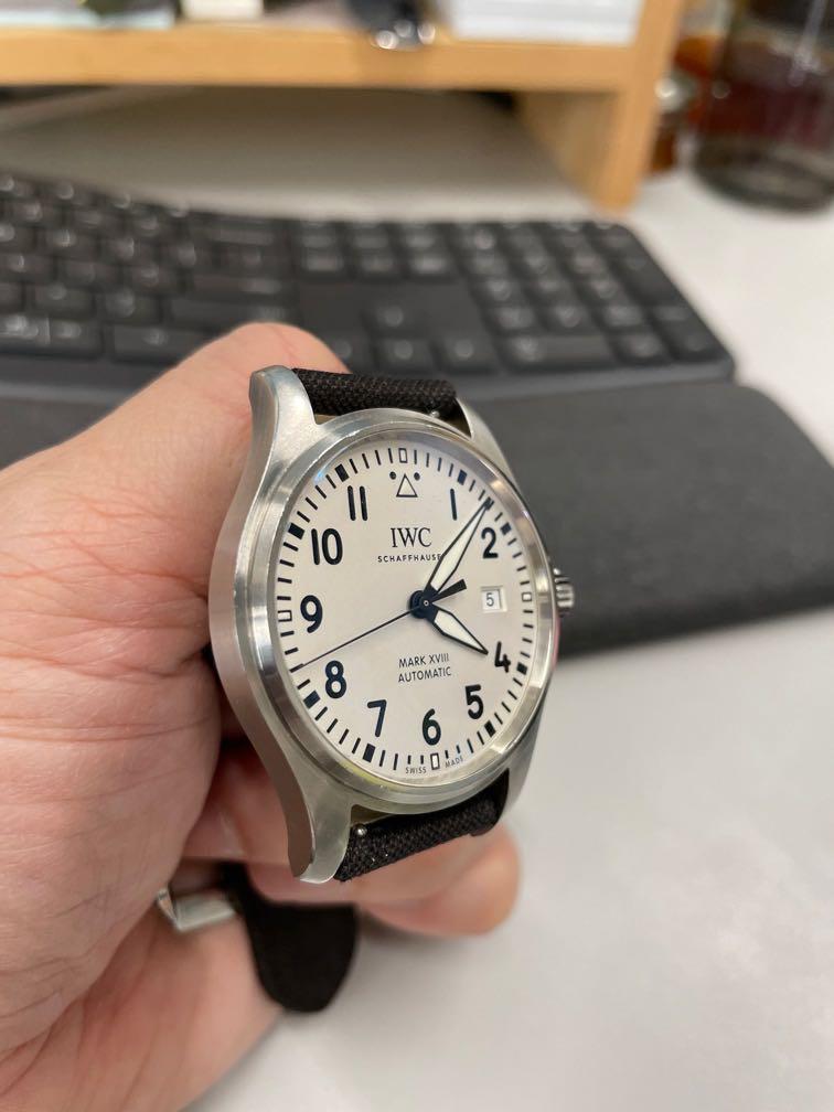 Iwc mark 18 on sale white