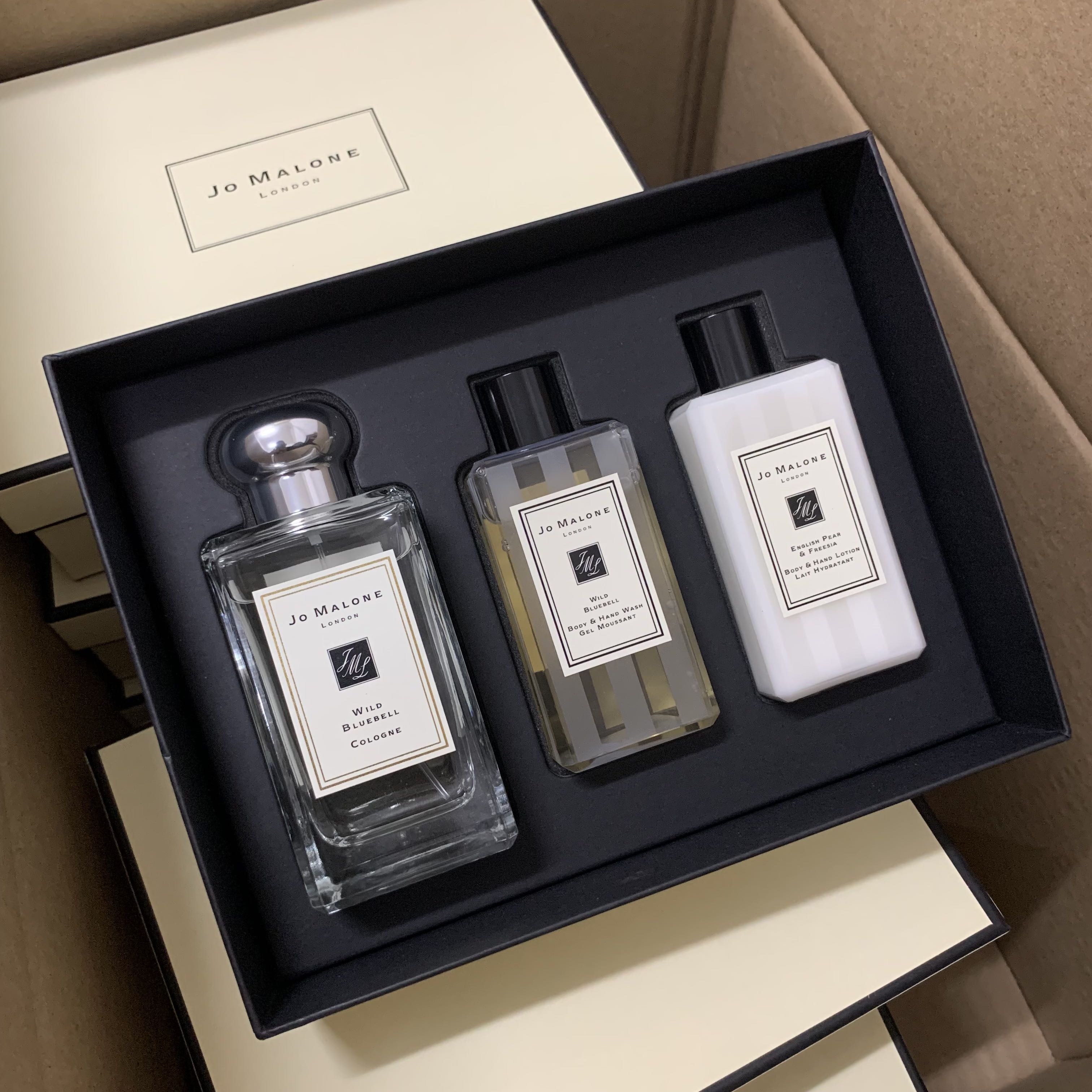 Jo Malone Wild Bluebell Cologne 100ml 3pcs set