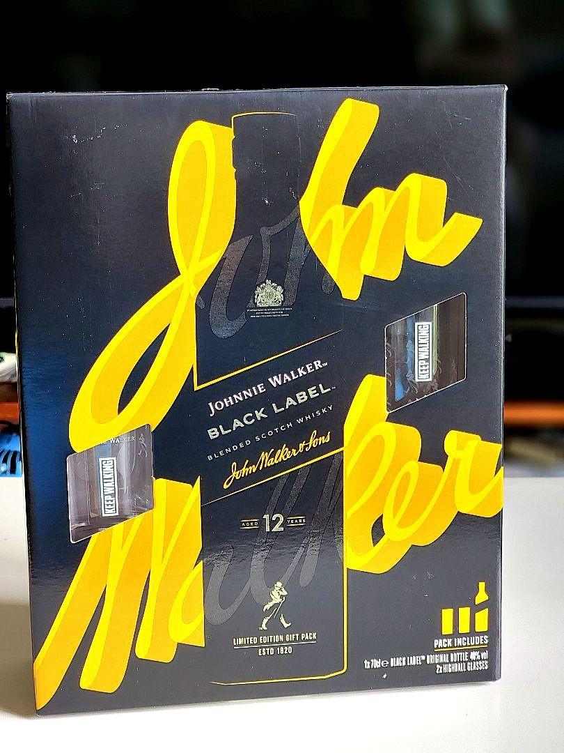 Johnnie Walker Black Label Limited edition gift box 700ml ...