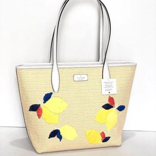Kate spade lemon tote bag on sale