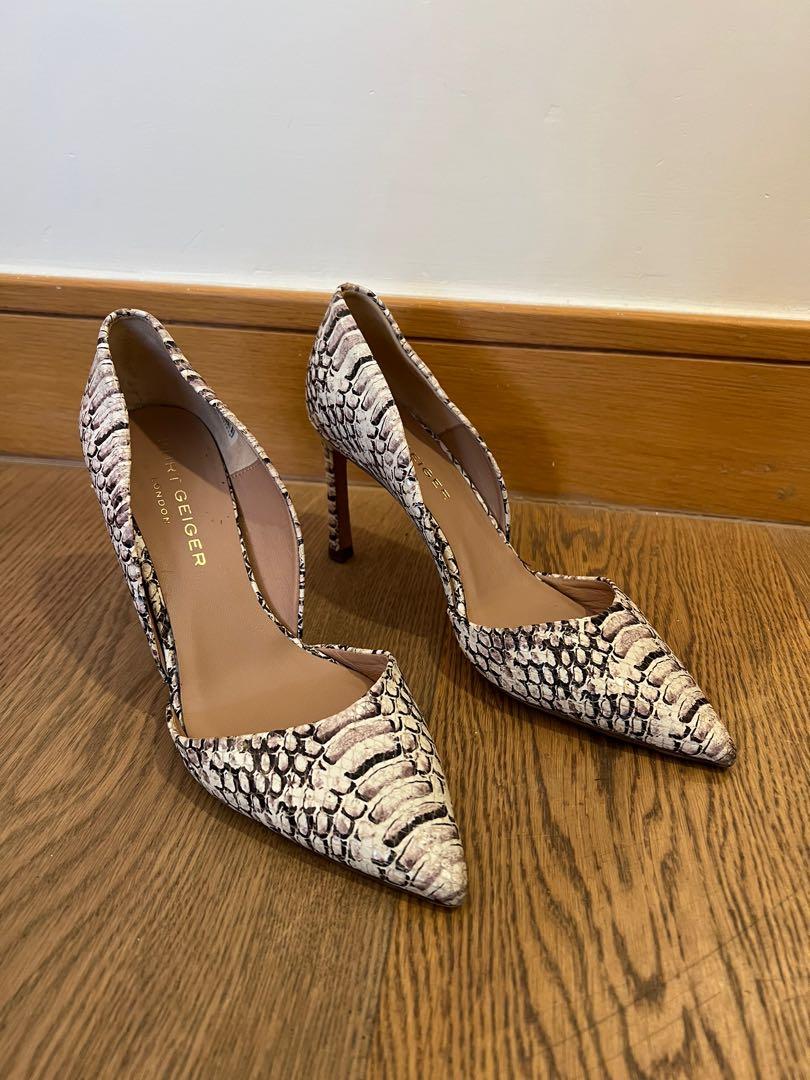 Kurt Geiger snakeskin print heels 37.5 Carousell