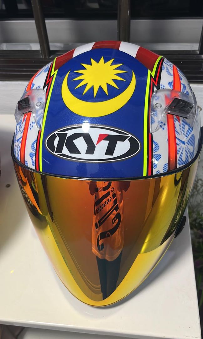 KYT Helmet, Motorcycles, Motorcycle Apparel on Carousell