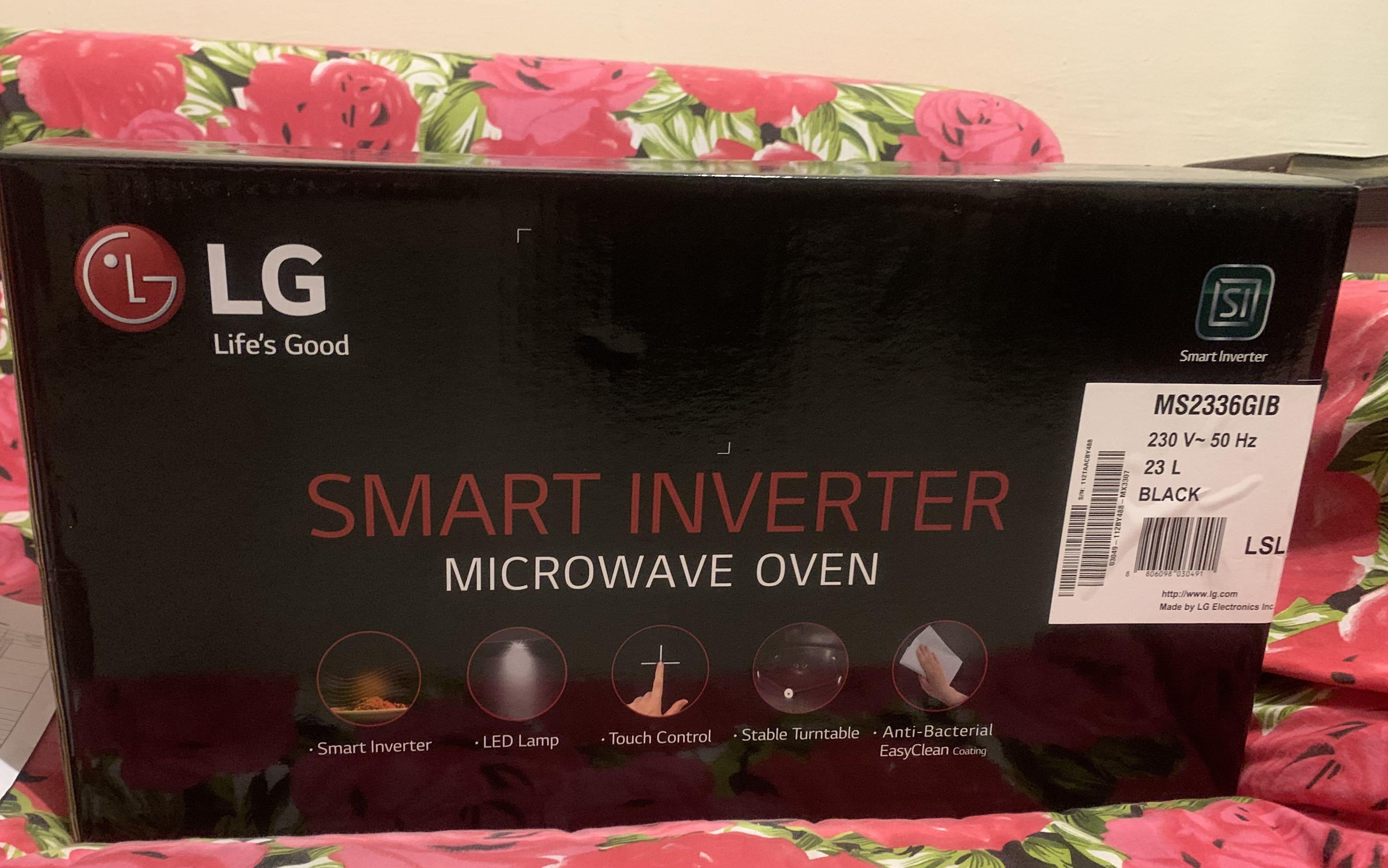 LG Smart Inverter Microwave Oven 23L, TV & Home Appliances, Kitchen