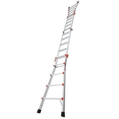 Little Giant M22 Multipurpose Ladder (Category: Construction Tools & Equipment) located in Caloocan City. Submitted by dianethriftstore (Listing ID 1147309300, Image 2). Description: Little Giant Velocity Multi Purpose Ladder M22, 22ft -Capacity-300 lb -Max extension Height- 19ft -Material- Aluminum 📍 Multi-position ladder converts to A-frame, extension, trestle-and-plank, 📍 90-degree and staircase with ease 📍 Rock Lock adjusters quickly alter