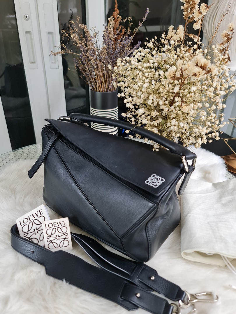 Loewe puzzle bag black shop