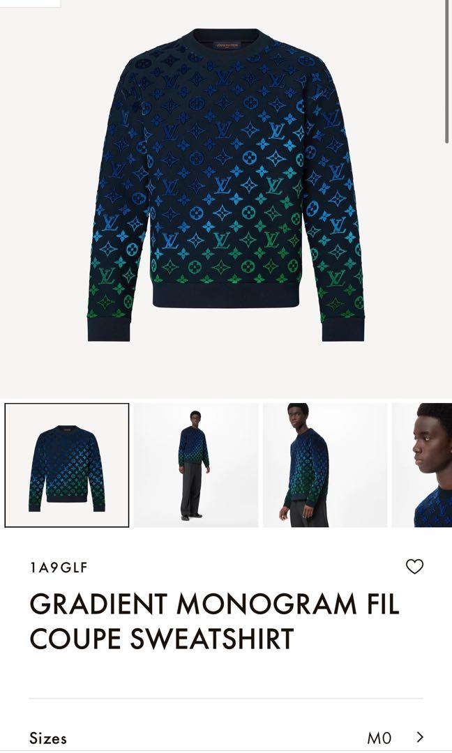 Louis Vuitton Since 1854 Monogram Blue Mens Sweater - Blinkenzo