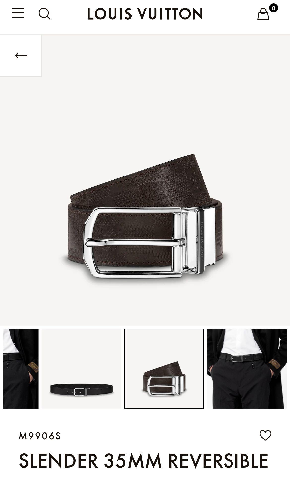 Slender 35mm Reversible Belt