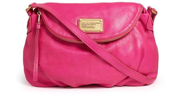 MARC BY MARC JACOBS Classic Q Natasha textured-leather shoulder bag