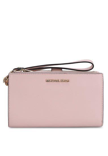 MICHAEL KORS -Jet Set Travel Double Zip Wristlet Wallet, 名牌