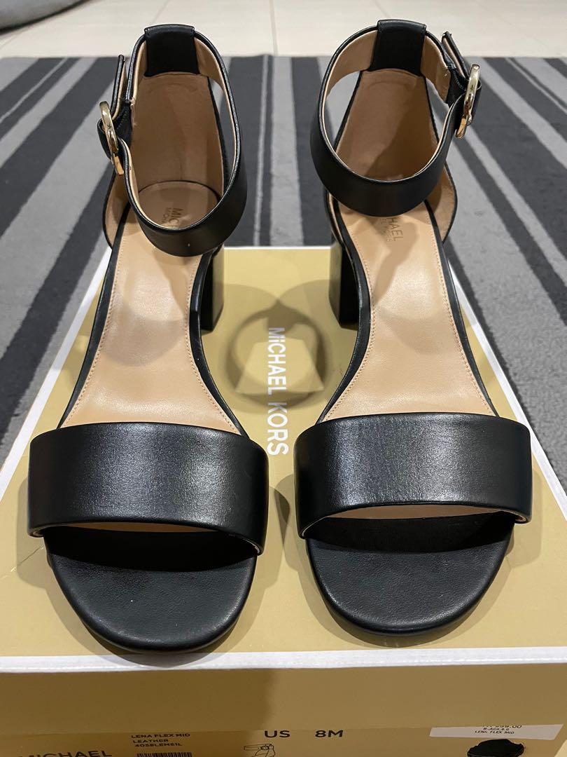 Lena block heel deals sandal michael michael kors