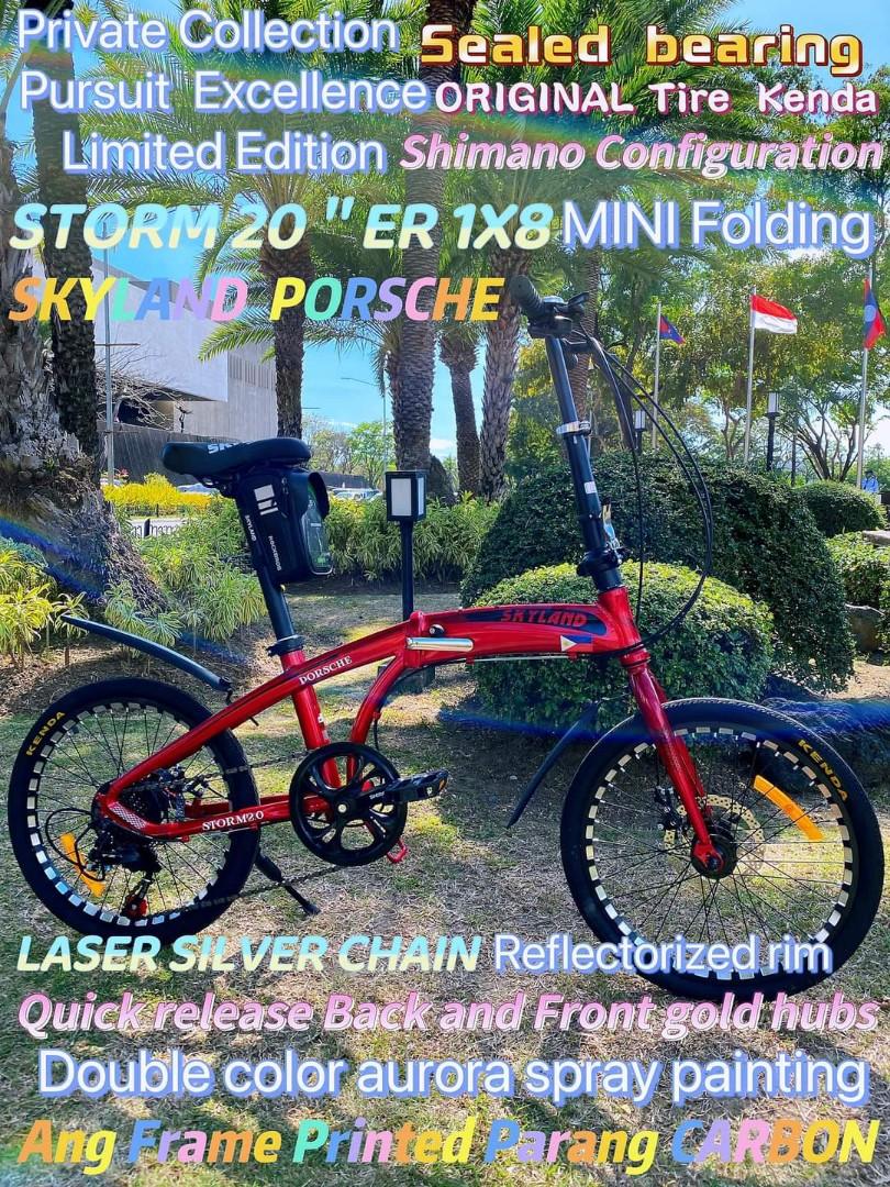 Mini folding bike porsche alloy
