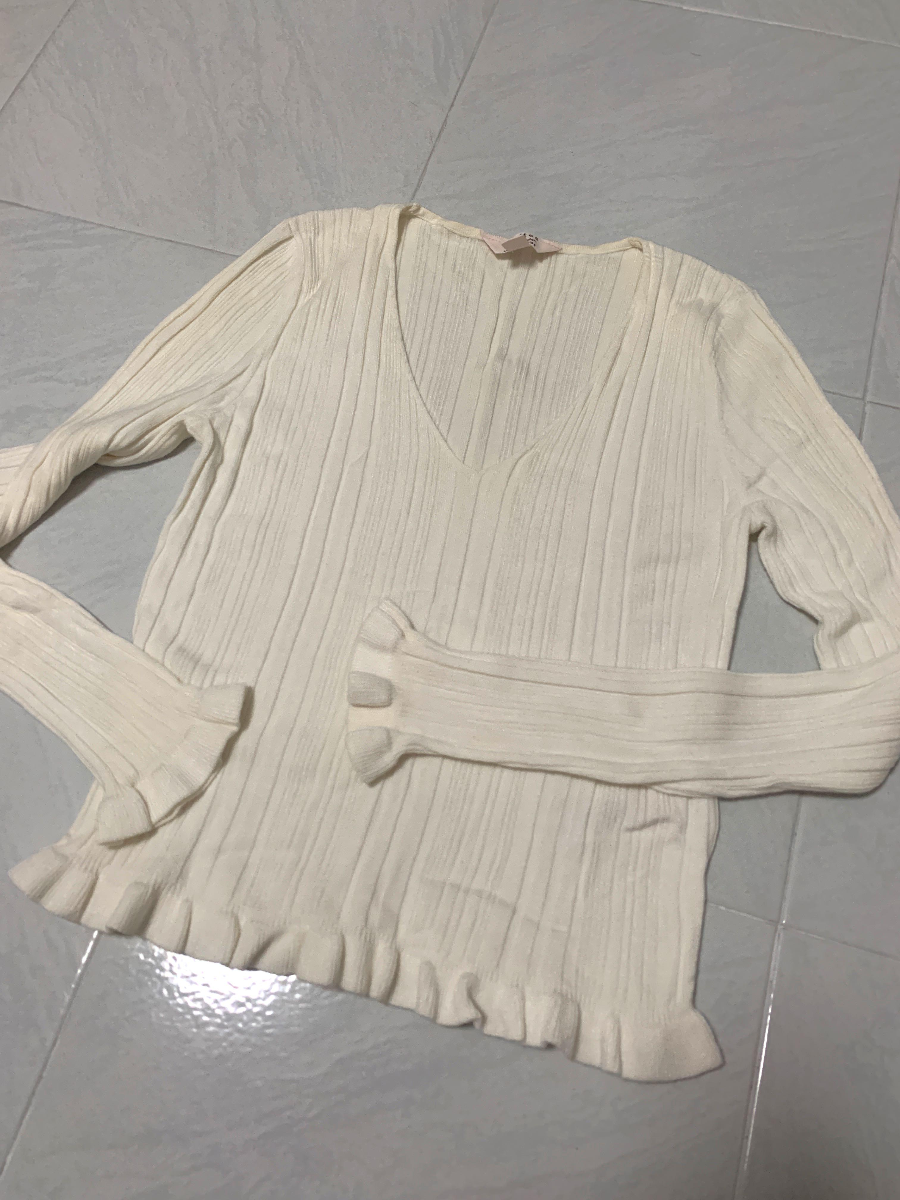 Miss selfridge cream jumper clearance