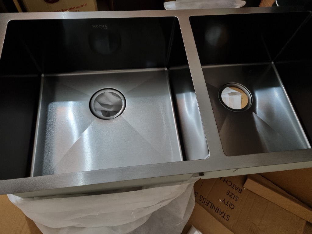 MOCHA Double Bowl SUS304 NANO Sink, TV & Home Appliances ...