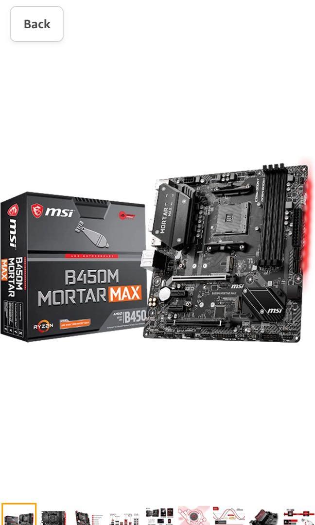 Msi mortar max b450m shop