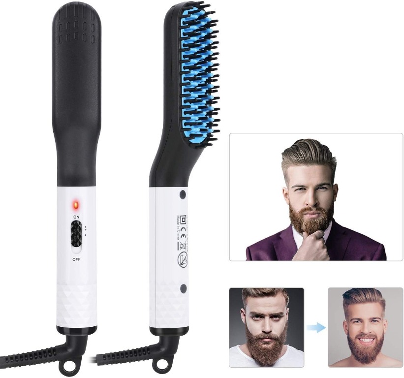 Multifunctional Hair Comb Brush Beard Straightener Styling Accessories  Straight Hair Curler Styling Tools Men Beard Comb|Straightening Irons|  AliExpress | Portable Hair Styling Comb Multifunctional Beard Straightening  Comb Professional Salon ...