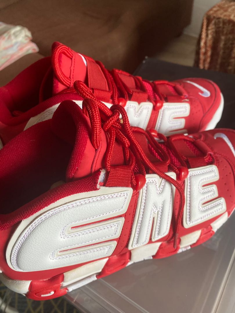 Nike uptempo clearance supreme harga
