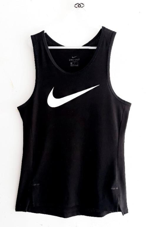 NIKE DRI FIT BIG SWOOSH TANK TOP MEDIUM ON TAG Men s Fashion