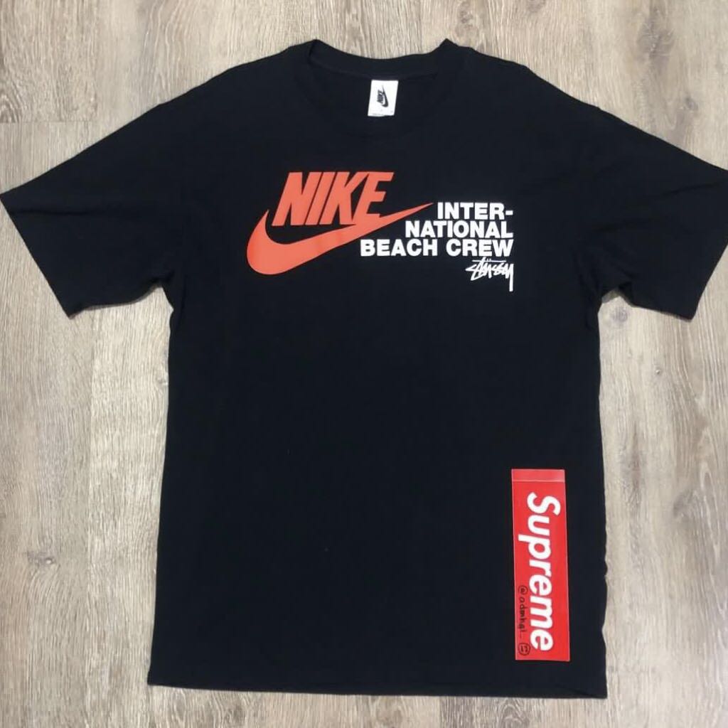 Nike X Stussy International Beach Crew Tee, Men's Fashion, Tops ...