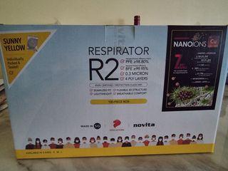 Novita Respirator R2 - Sunny Yellow (L Size)