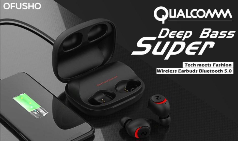 OFUSHO Earbuds Bluetooth Wireless Earbuds Bluetooth Earphones 2 In